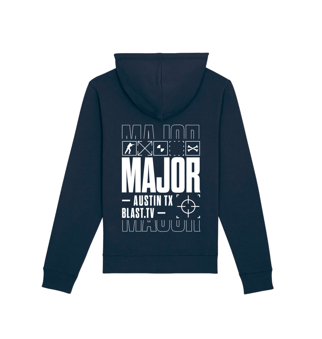 French Navy Printed Sweater