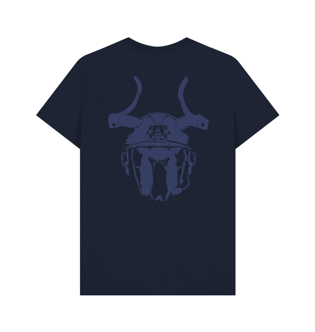 Navy Blue Printed T-shirt