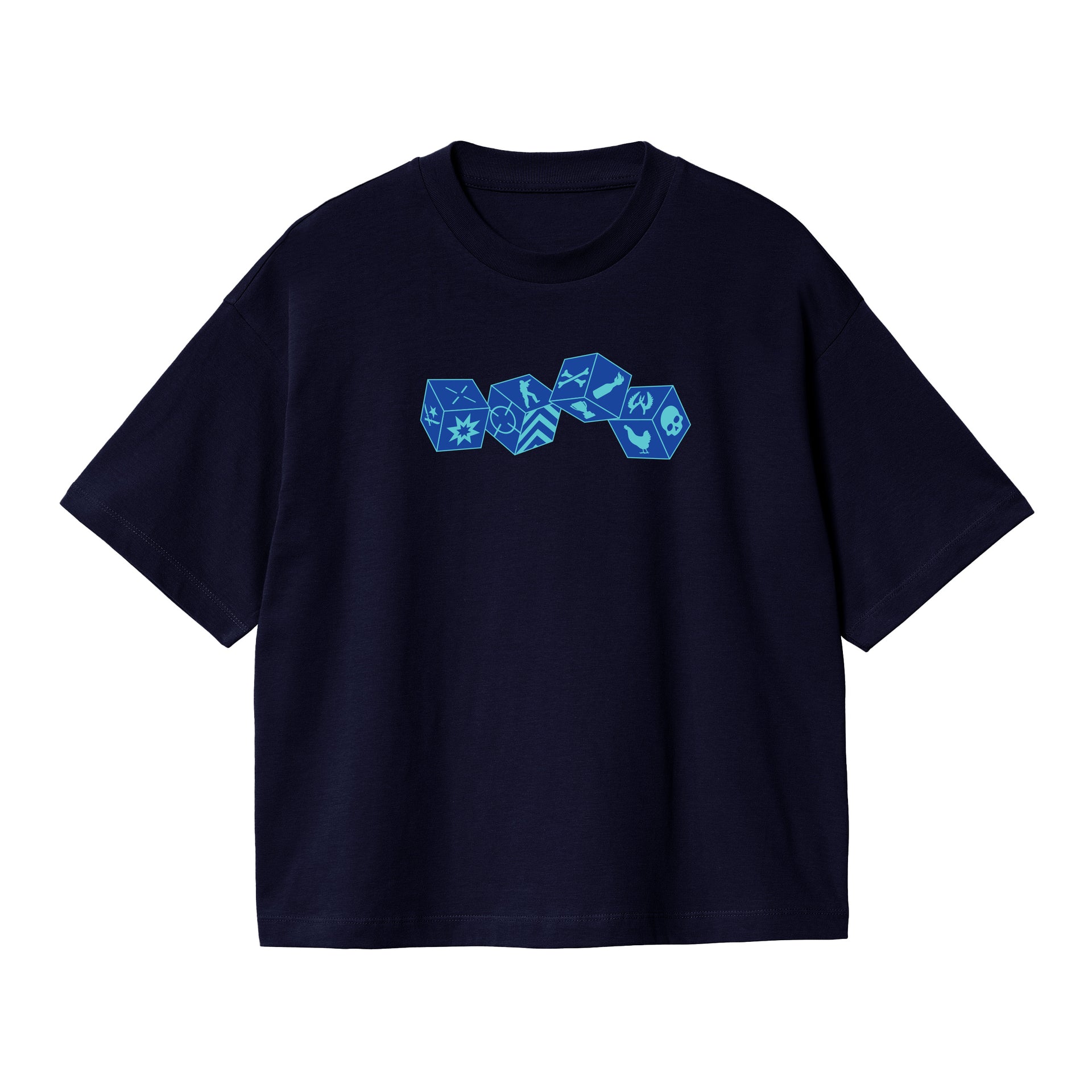 2025 BLAST Counter Strike Open London Navy Dice T-shirt